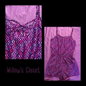 Arizona Purple Romper, Size small NWOT